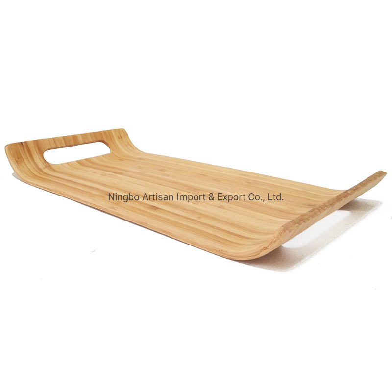 High Quality Japanese Food M-Style Cambered Bread Baking Serving Tray