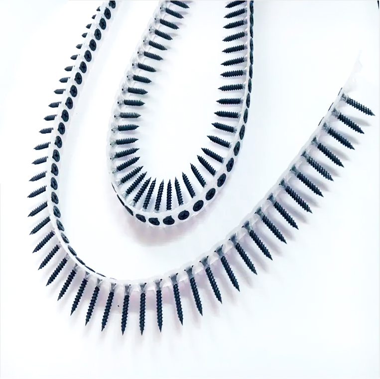 Саморезы по гипсокартону из углеродистой стали с цепным поясом