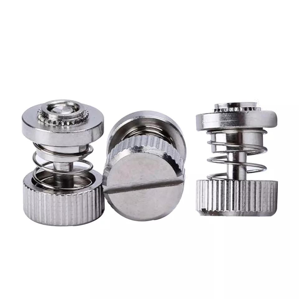Custom Stainless Steel /Aluminum /Steel Self Clinching Spring Screw PF 30 PF 31PF 32 Low-Prolfile Captive Panel Screws