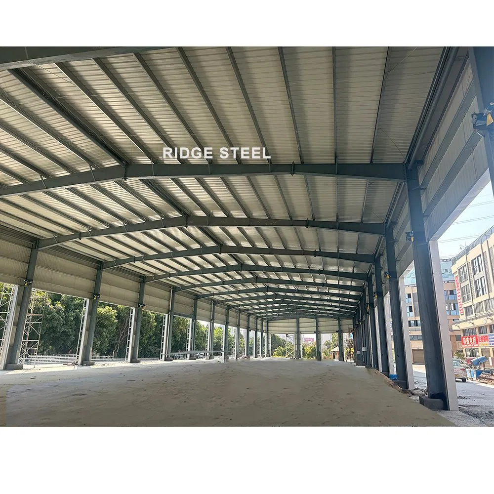 with Mezzanine Floor Light Steel Structure Prefabricated Factory Building