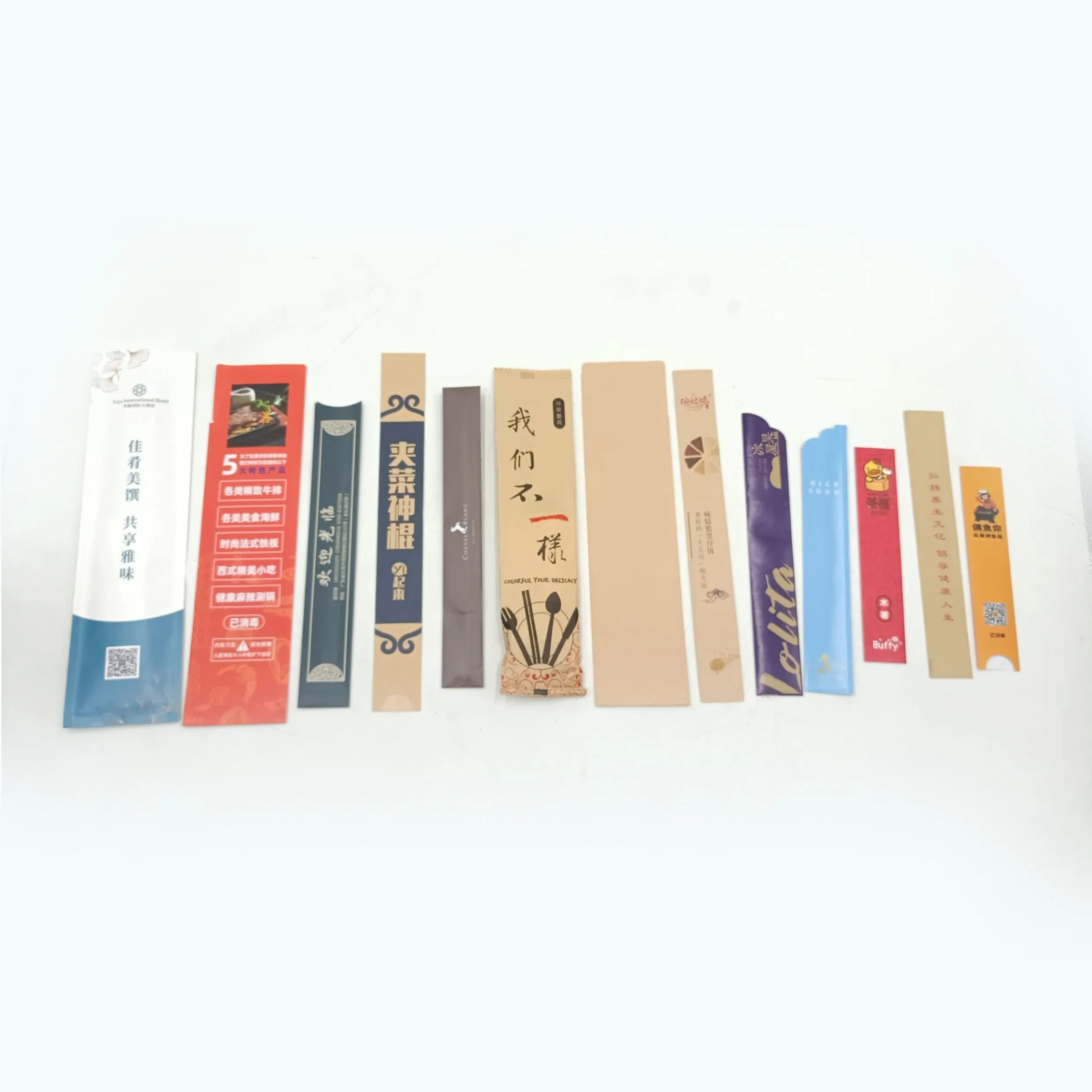 Custom Printed Disposable Set Sushi Chopsticks Bamboo Personalized Chopsticks with Logo Chopsticks