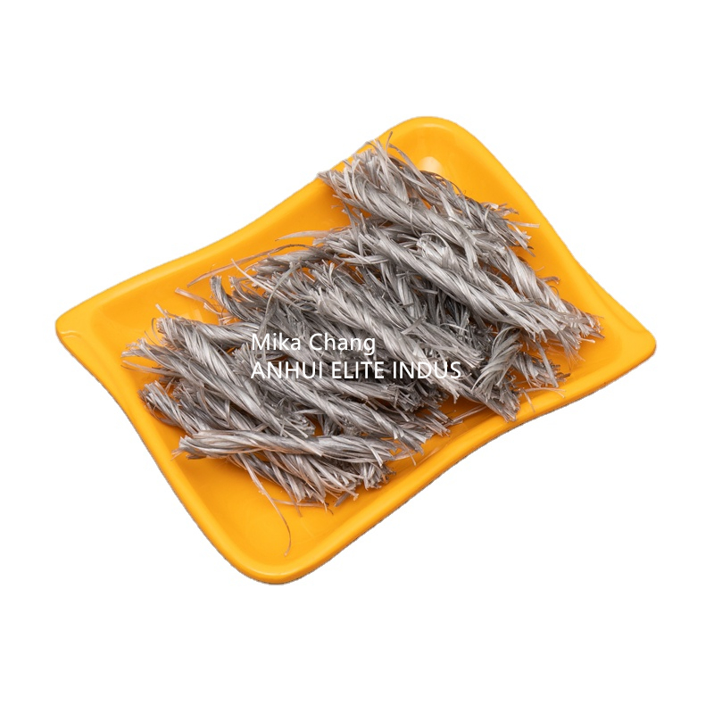 Chemical Plastic Macro Synthetic PP Concrete Reinforcing Fibre Twist Bundle Form