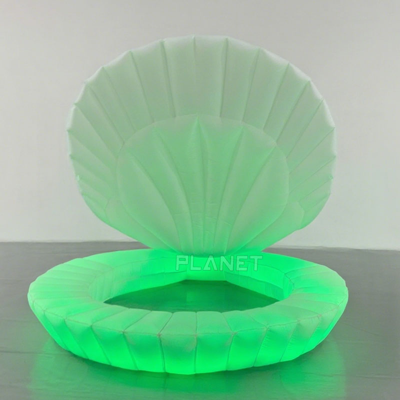 Giant Colorful Decorative Inflatable Seashell for Decoiration