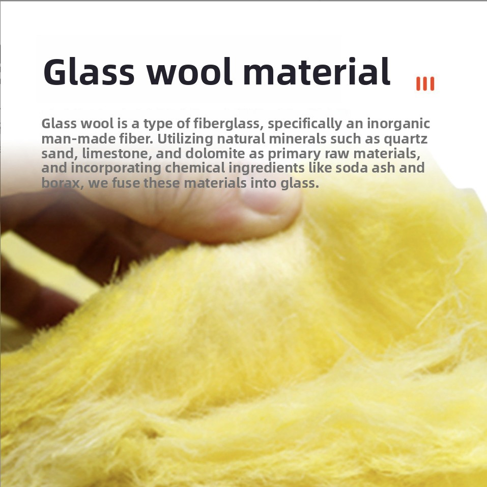 Factory Direct Formaldehyde-Free Glass Wool Board for Industrial Thermal Protection
