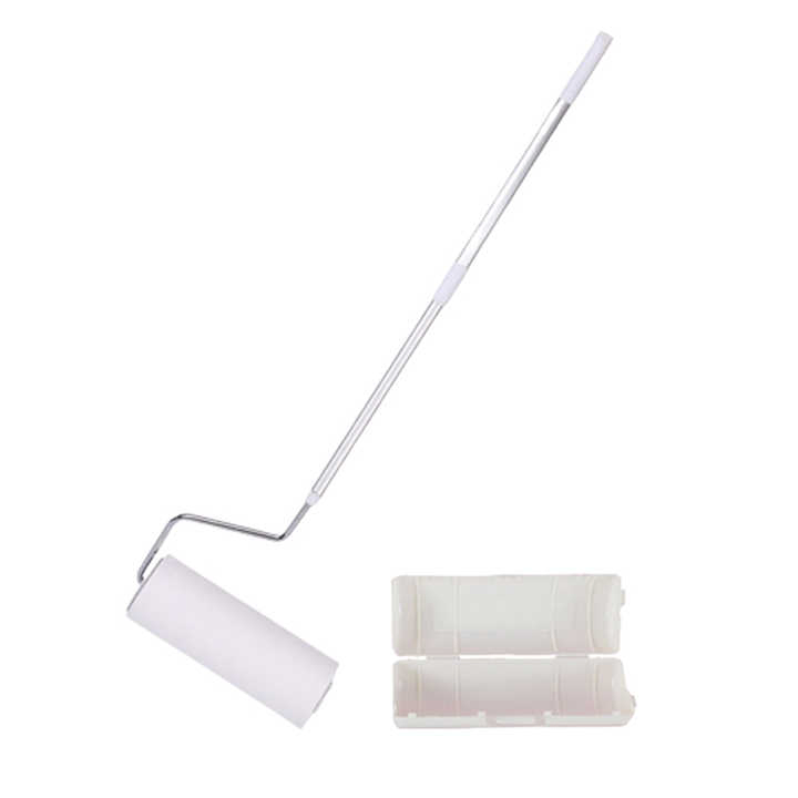 Portable Extension Link Roller Mop Household Manual Sticky Lint Roller Head Mop of Carpet Floor Removable Roller