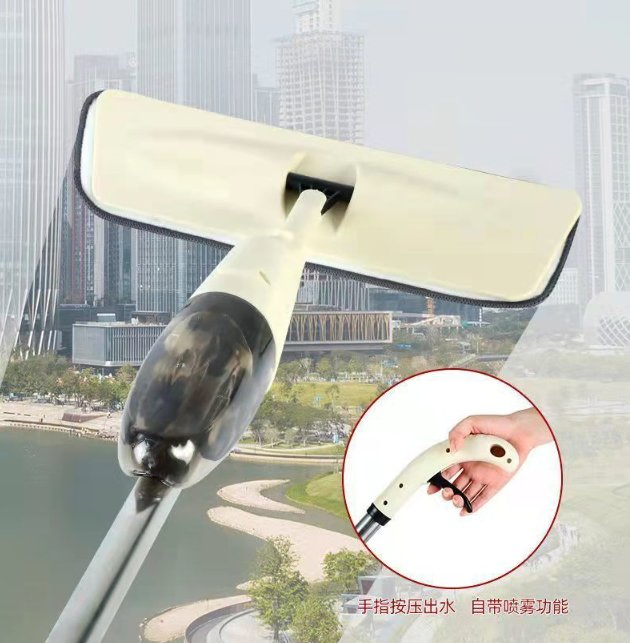 Распыляющая швабра 2-в-1 для влажной и сухой уборки