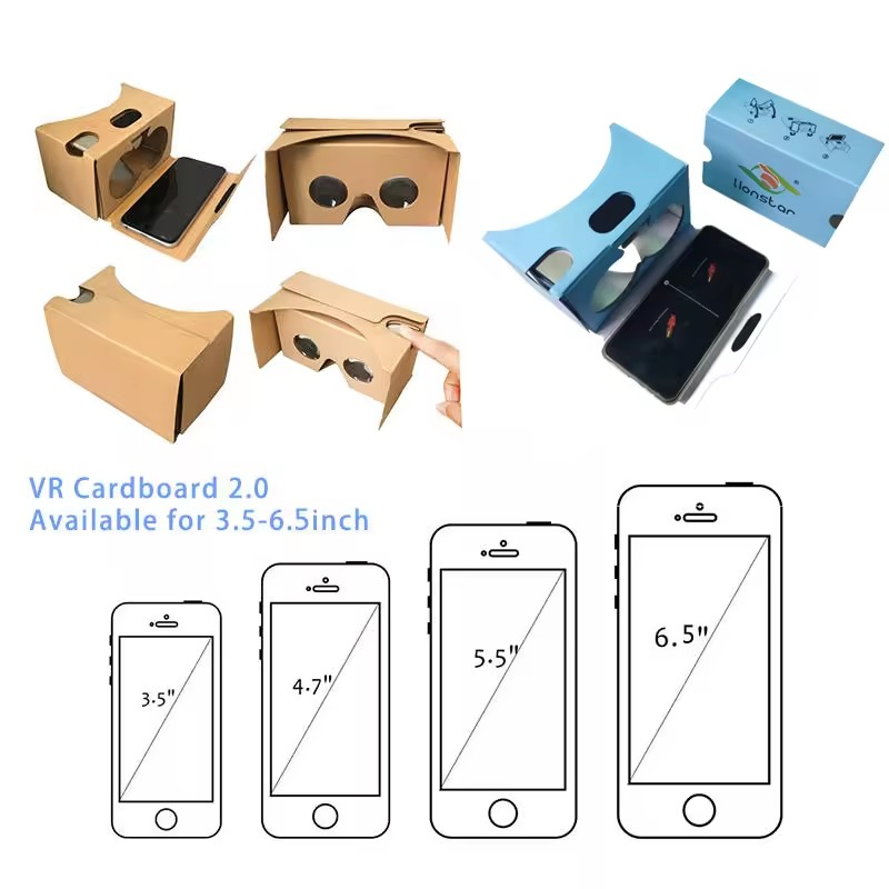 Custom Printed Factory 3D Vr Phone Glasses for Game Movie