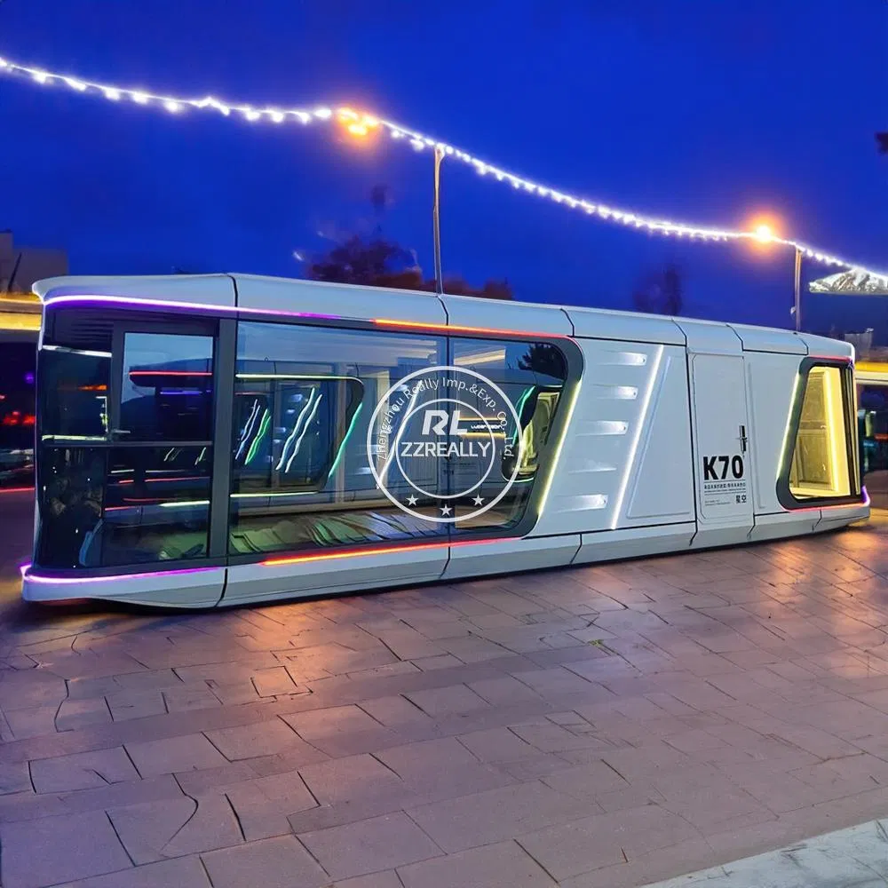 2025 China Prefab Small Prefabricated Tiny Capsule House Hotel Cabin Camping Modular Container Home