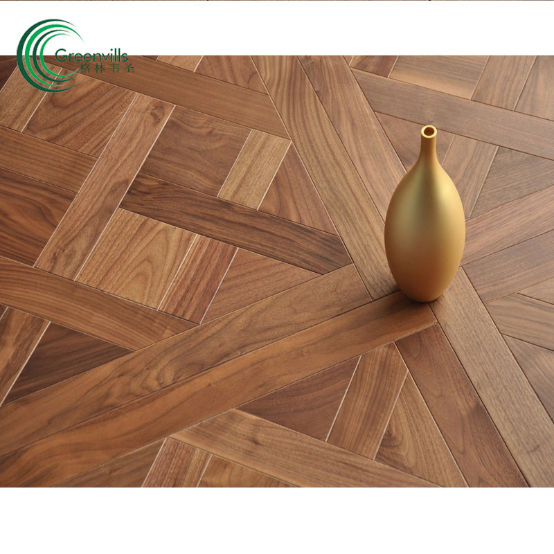 Natural Walnut Wood Tiles Flooring/Versailles Walnut Parquet Flooring/Walnut Wood Flooring