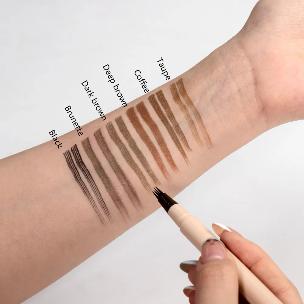 Private Label Long Lasting Eyebrow Pencil Eye Make-up Cosmetics Liquid Pen Waterproof Eyebrow Pencil Makeup