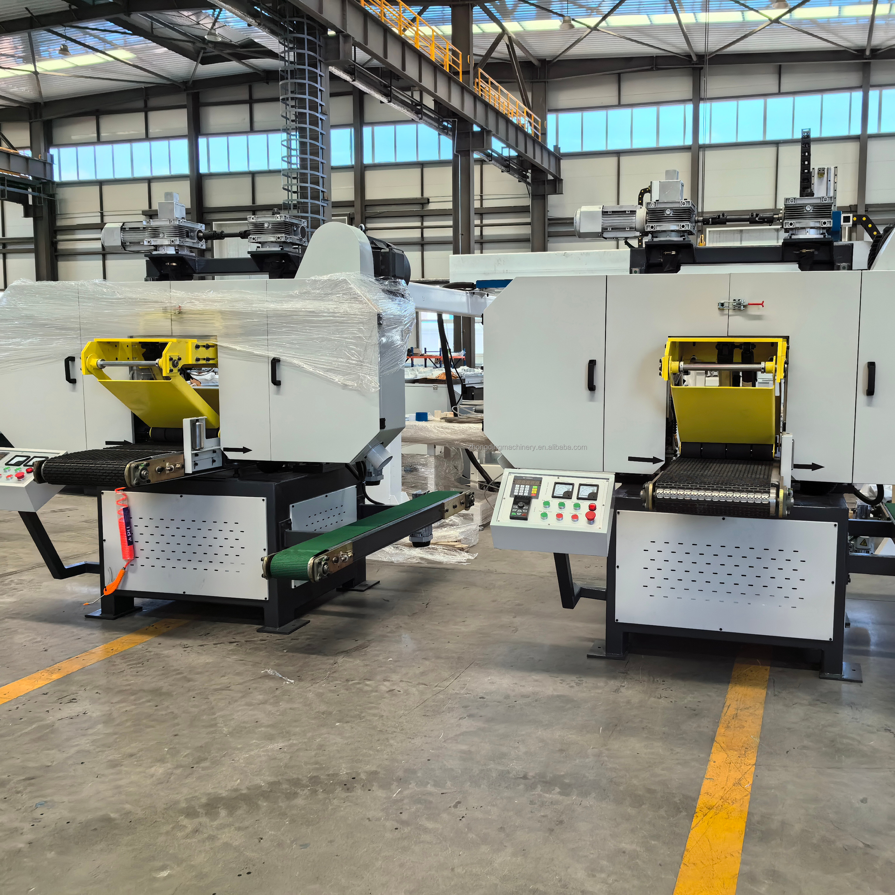 Ленточная пила по дереву горизонтальная усиленная