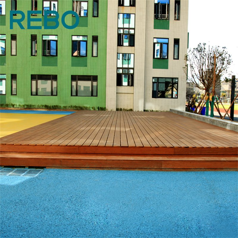 Green Bamboo Parquet Home Carbonized Flooring 140mm Width