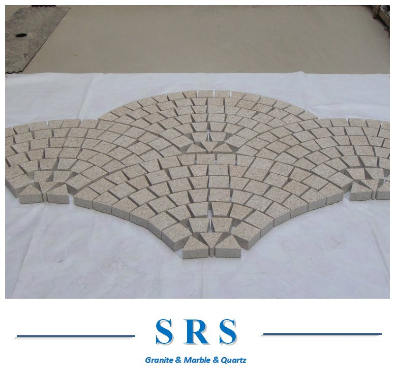 Grey/Black/Red/Yellow Granite Cube Stone for Landscaping/Garden/Outdoor