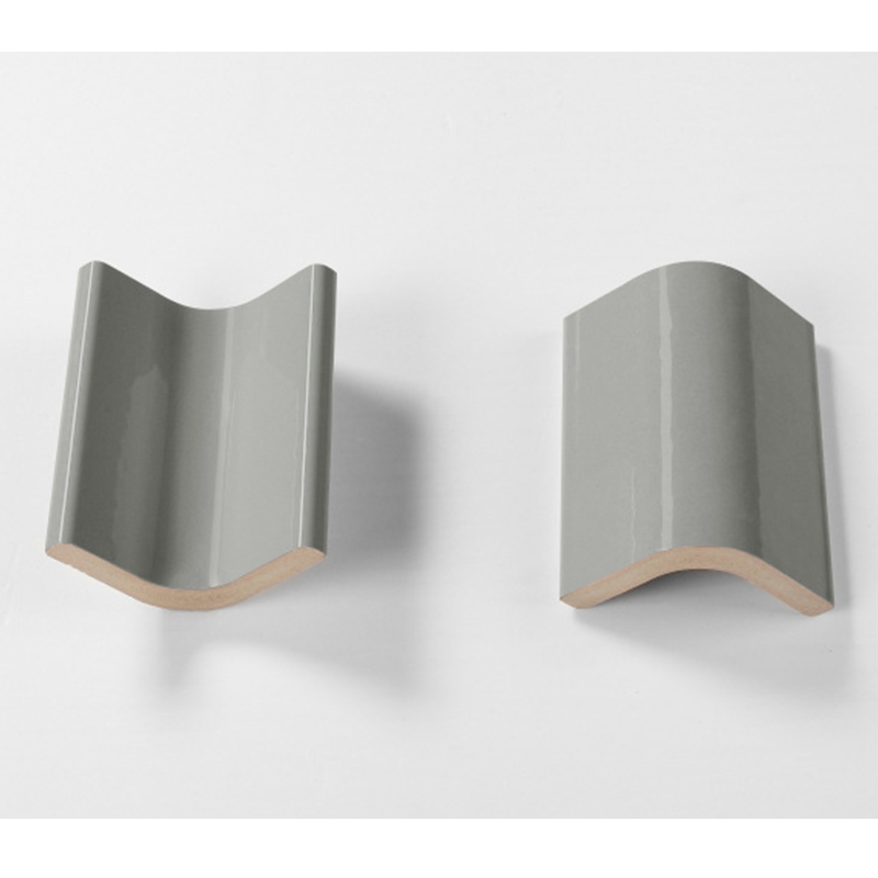8X10cm Ceramic Bullnose Border Tile for Edge Decor