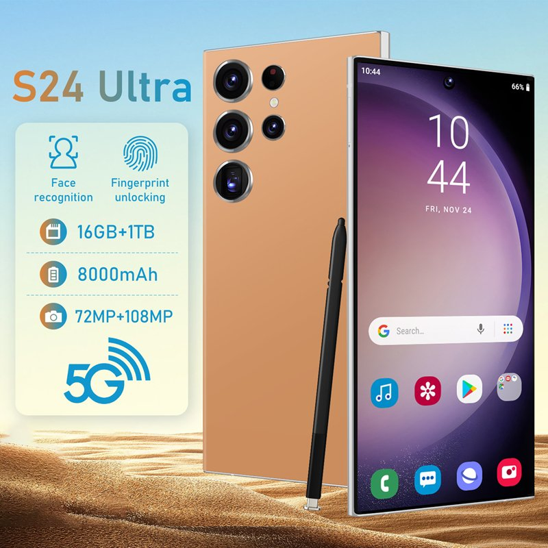 S24ultra Luxury 16GB+1tb Titanium Frame 200MP Camera 5g Unlocked Smartphone