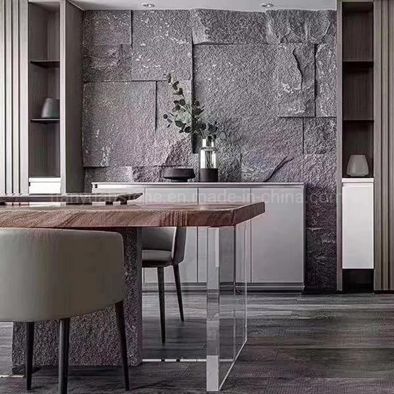 China Black Basalt Natural Limestone Cladding for Exterior Decoration