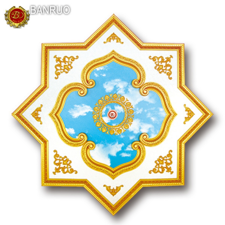 The Most Popular Star Shape Artistic Ceiling Ceiling Medallions
