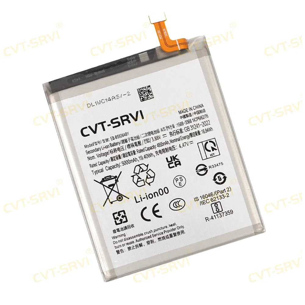 Rechargeable Good Quality iPhone Battery Compatible with Multiple Mobile Phone Models CVT Original Battery for Sam S22 Plus Ultra S23 Fe Ultra S24 Plus Ultra