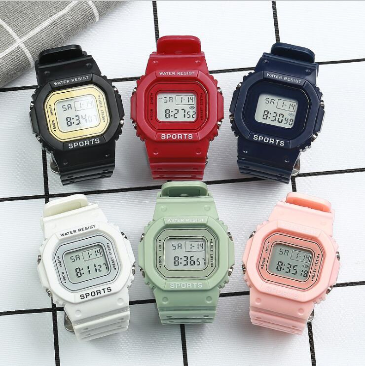 Promotional Gift PU Children Watches Luminous LED Light Kids Boys&Girls Watches