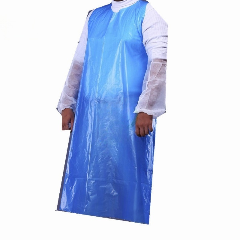 Factory Wholesale Disposable/ One Time Use Waterproof PE Apron Kitchen Aprons