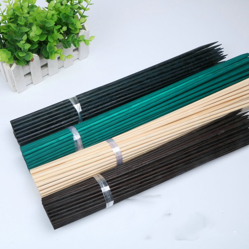Colored Bamboo Skewer Support Plant / Dye Bamboo Stick/Colorful Flower Stick/