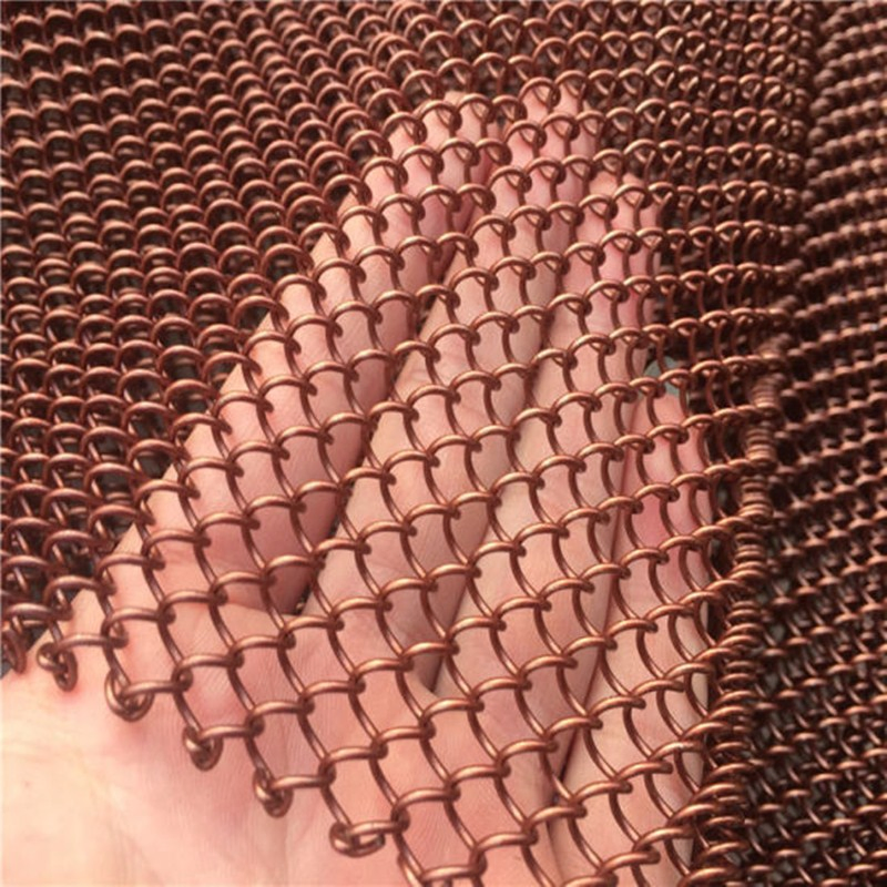 Coil Drapery Aluminum Metal Chain Curtain for Partition