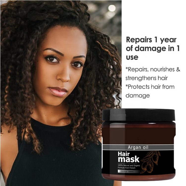 100% Natural and Organic Deep Conditioning & Thickening Argan Oil Hair Mask