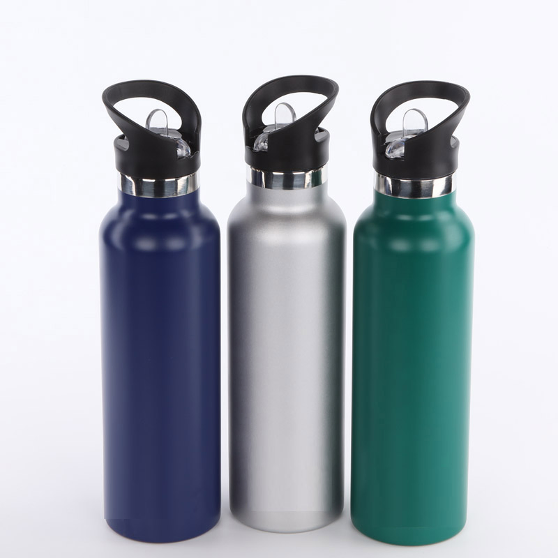 Eco Friendly Premium Bamboo Lid Stainless Steel Double Wall Reusable Vacuum Flask
