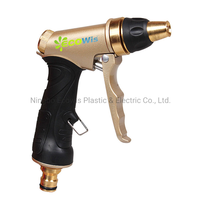 Quick Coupling Heavy Duty Metal Garden Hose Spray Nozzle