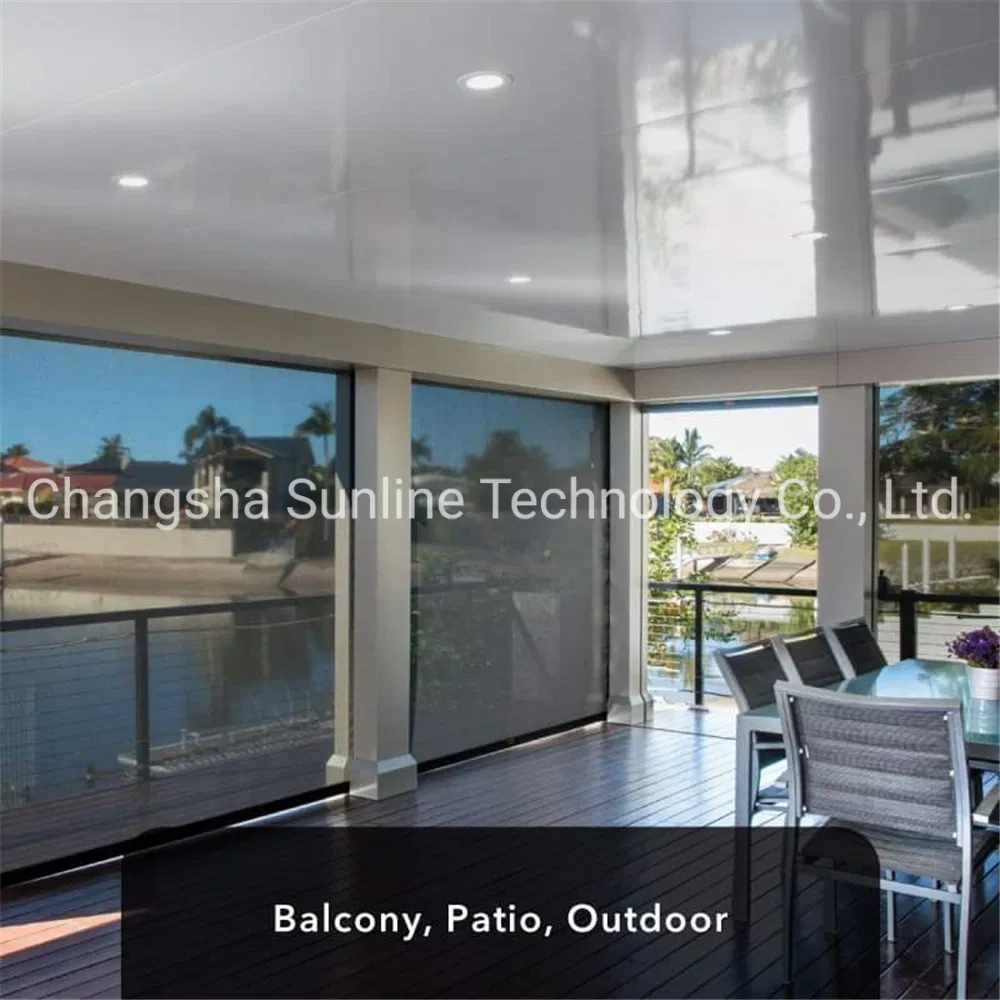 Zip-Guide Windproof Side Track Outdoor Roller Blinds