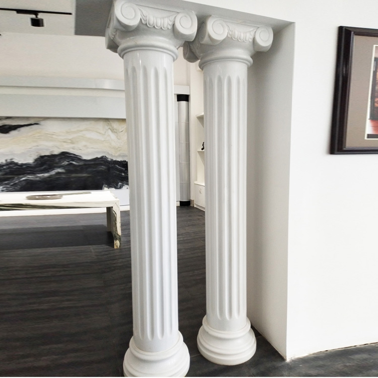 Hand Carved Home Decoration Roman Marble Column
