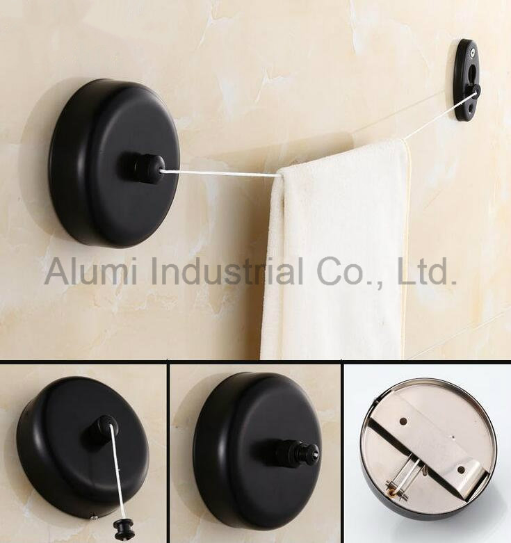 Golden Retractable Round Stainless Steel Cloth Line