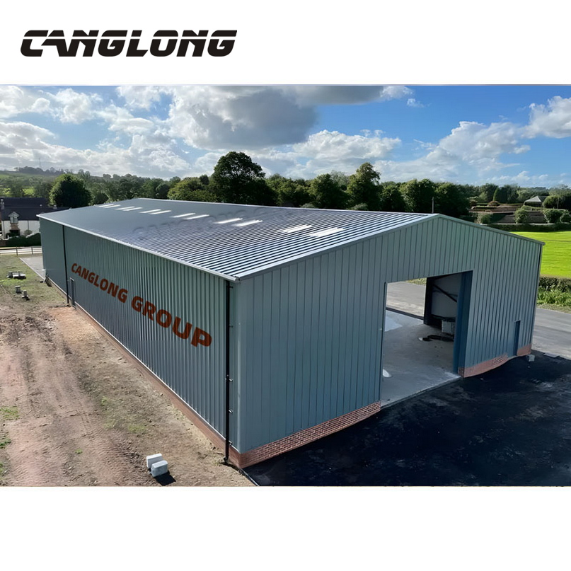 Prefabricated Low-Cost Metal Steel Structure Design Steel Frame Warehouse