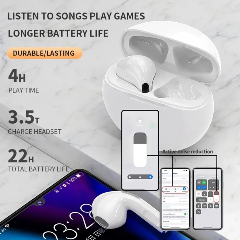 Беспроводные наушники Bluetooth 5.3 стерео с кейсом