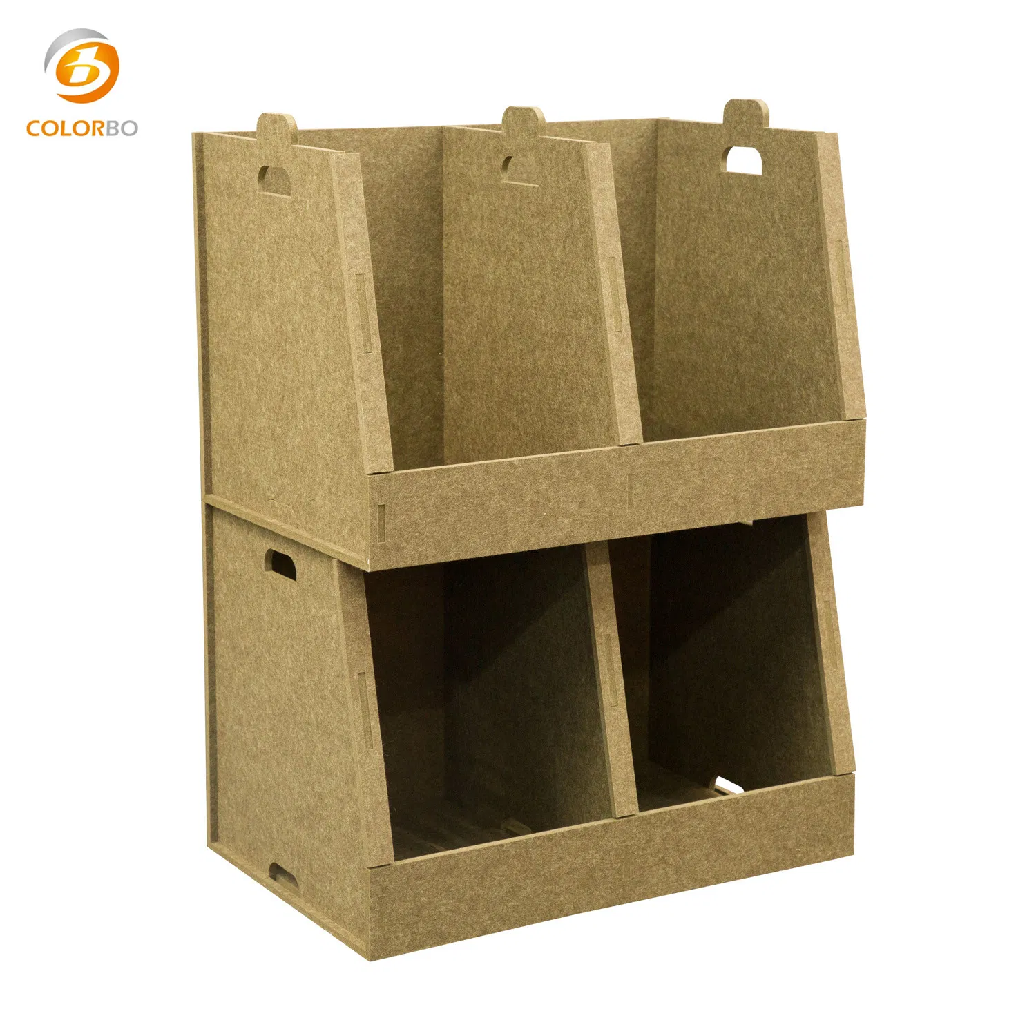 CBB35 Dark Brown Brown Color 9MM Eco-friendly PET Acoustic Wall Felt Wool Panel