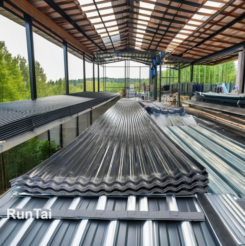 High-Quality FRP Glass Tiles for Roof and Wall Installation