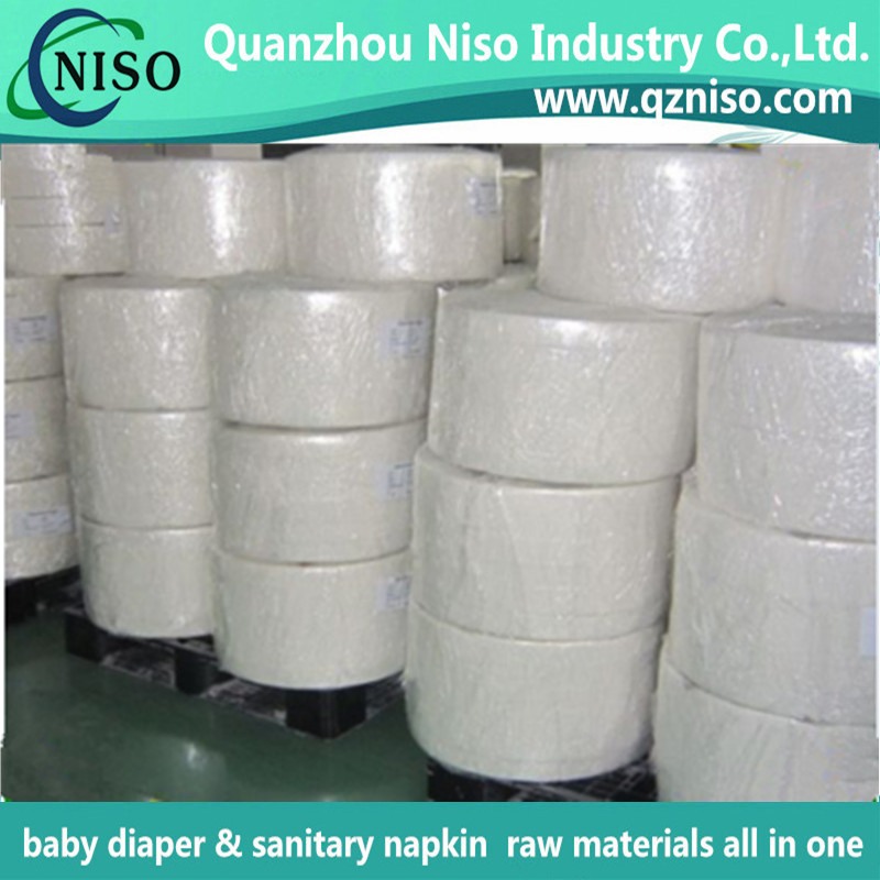 Airlaid Absorbent Paper for Baby Diaper Raw Materials Sap Paper
