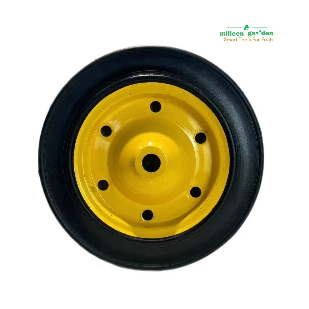 New Rim Solid Rubber Wheel Manufacturers Wholesale High Quality Wheelbarrow Mower Tire 330 mm