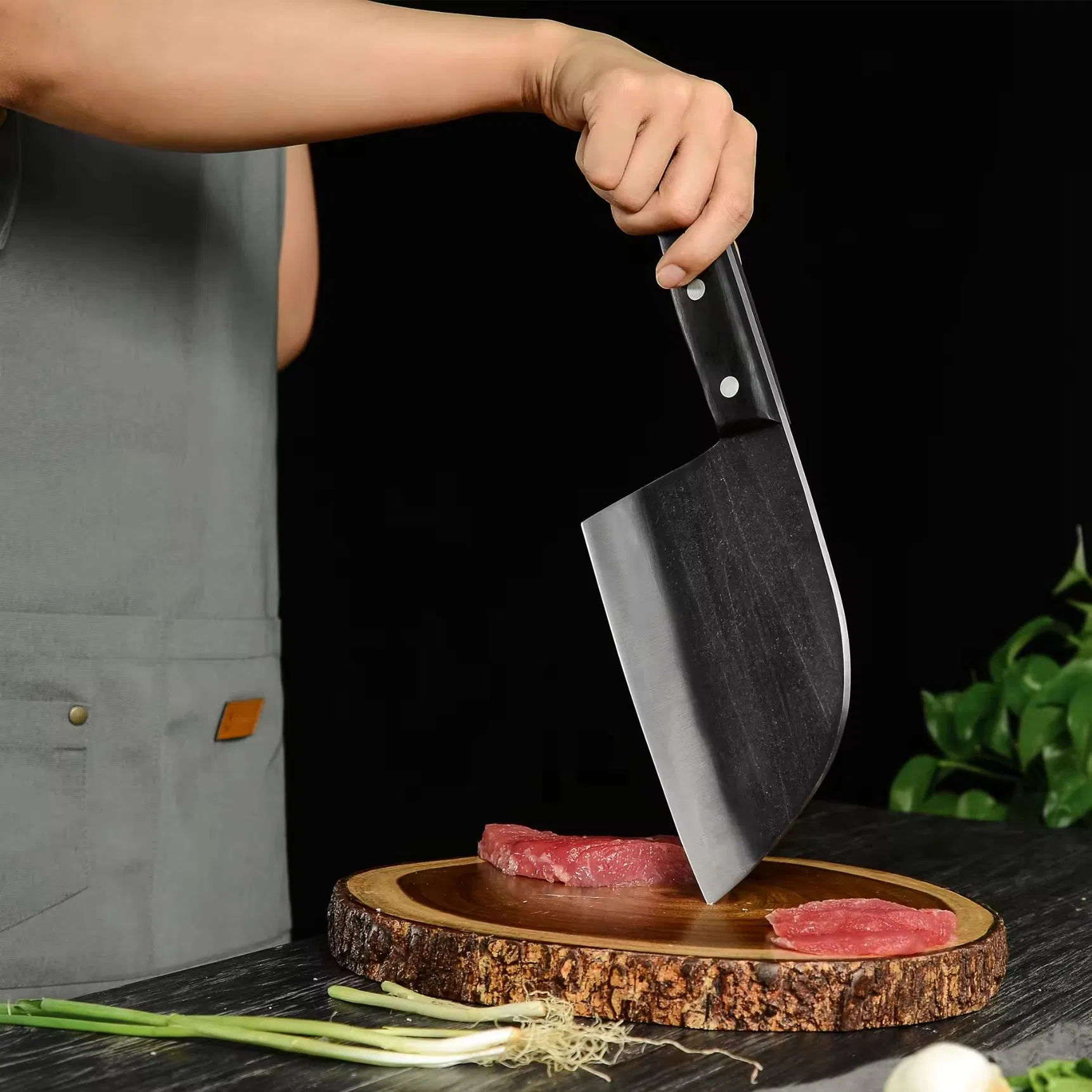 Тесак из нержавеющей стали 7 дюймов с эргономичной ручкой