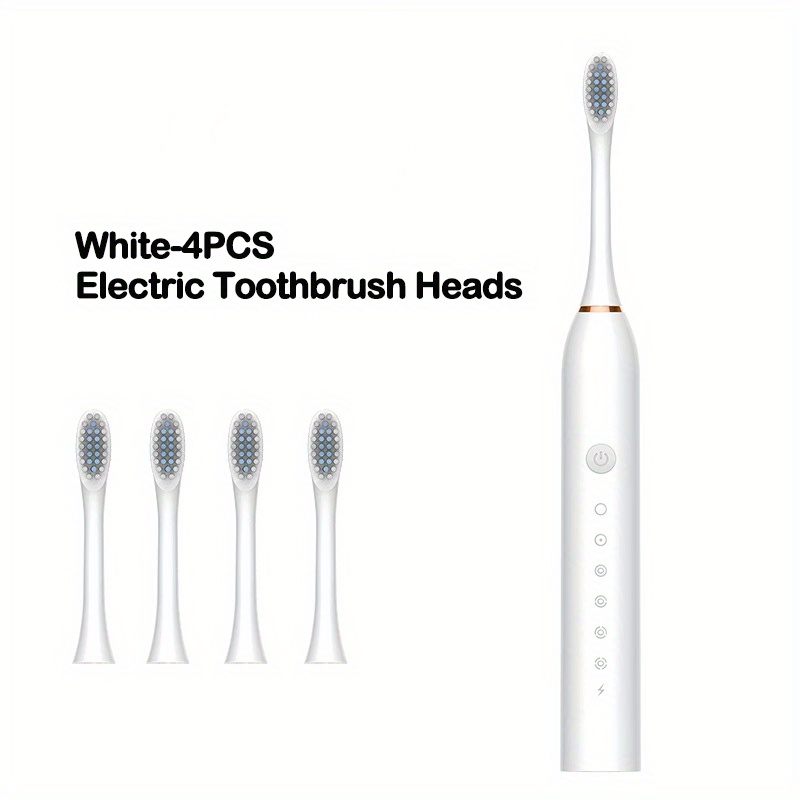 Sonic Electric Toothbrush for Adults - Rechargeable Ipx7 Waterproof Smart Timer