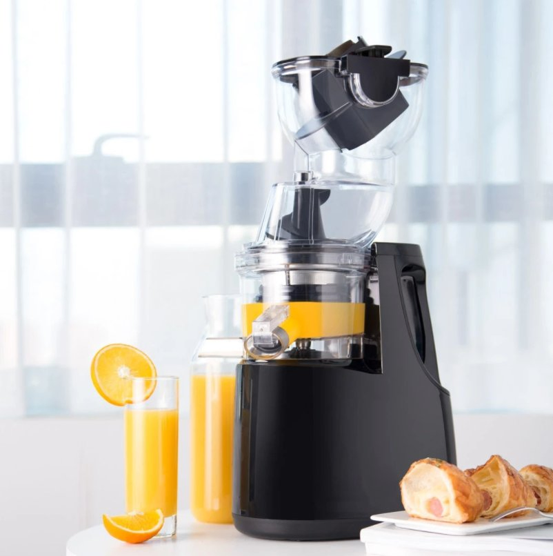 250W Slow Masticating Fruit Juicer with Lower Noise Easy to Clean