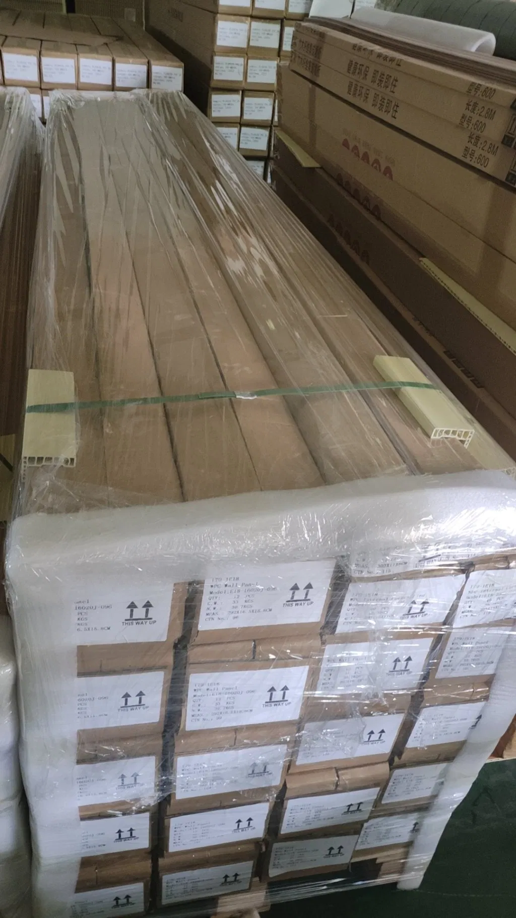 Wooden Grain PVC WPC Fluted Wall Panels for Decoration