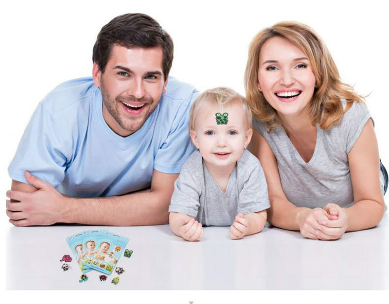 Ce Approved Baby Milk Feeding Bottle Temperature Thermometer Temperature Detect Card