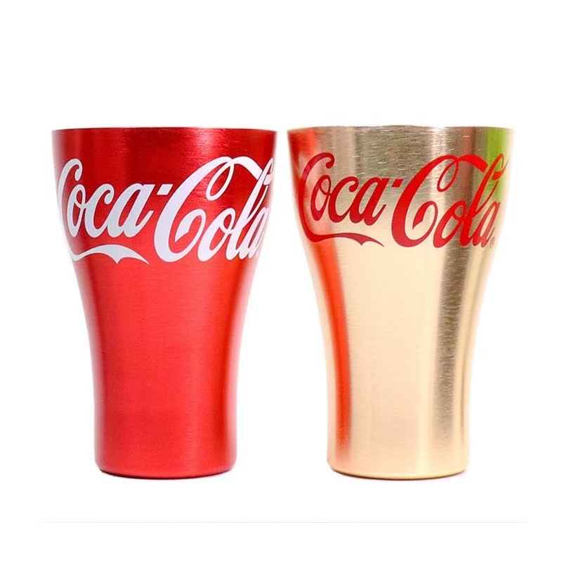 Custom Colored Aluminum Cup Tumbler Beer Metal Tumbler Reusable Recycled Aluminum Cup