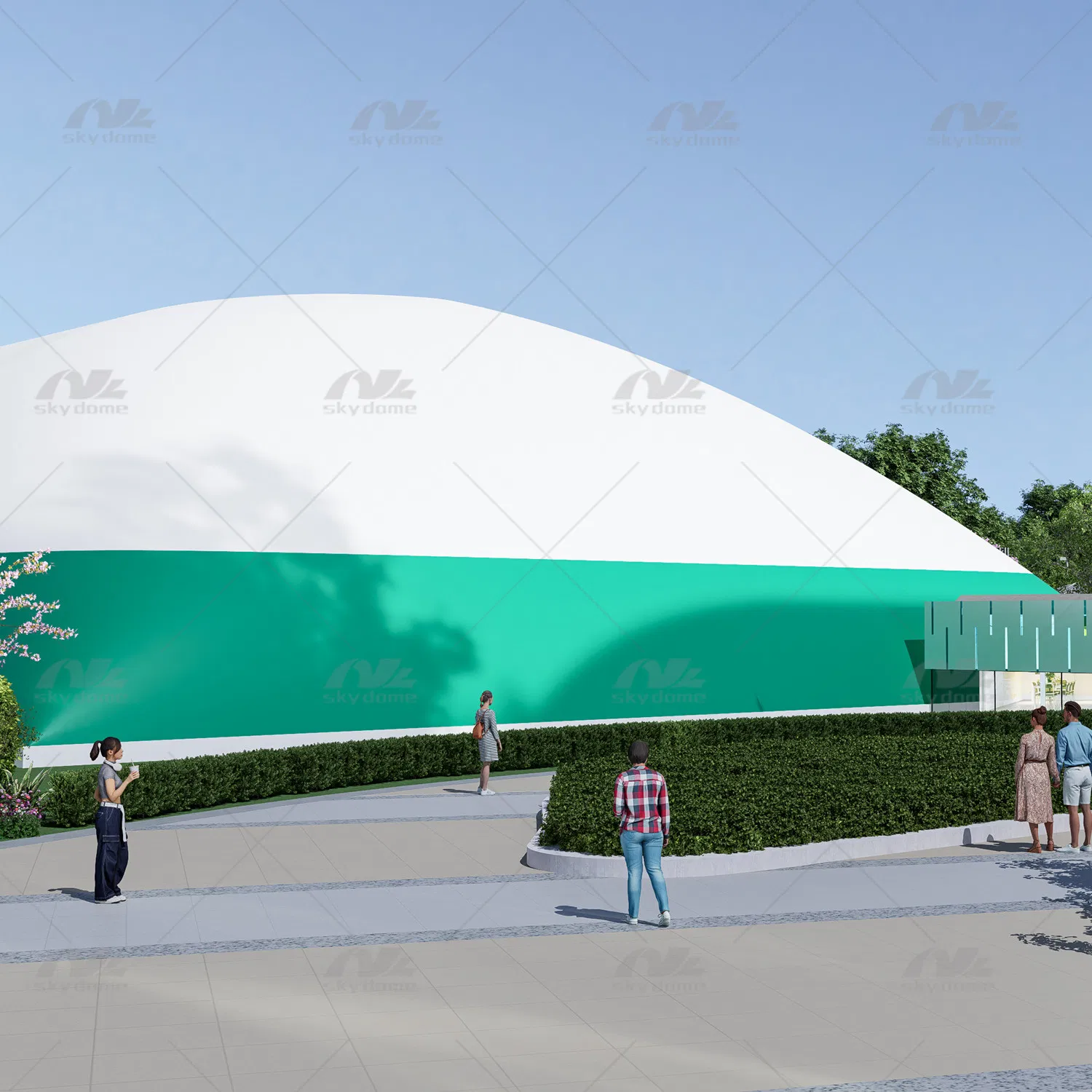 Custmized Large Inflatable Air Supported Sports Dome