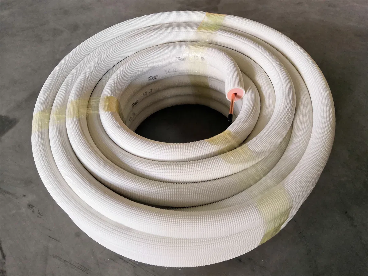 AC Insulated Copper Tube 50 Mtr Pipe for Central Air Conditioning System