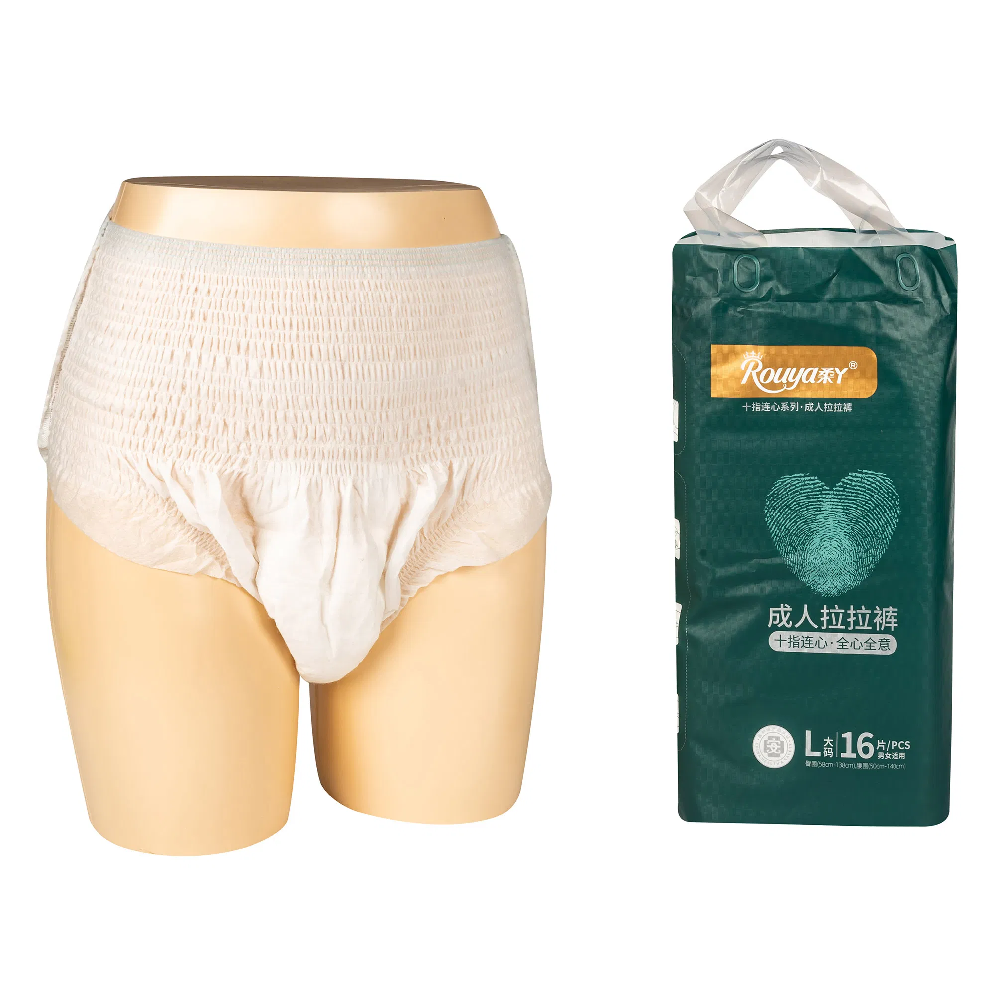 Unisex 3D Leak Prevention Channel Customization Plastic Pants OEM Diaper