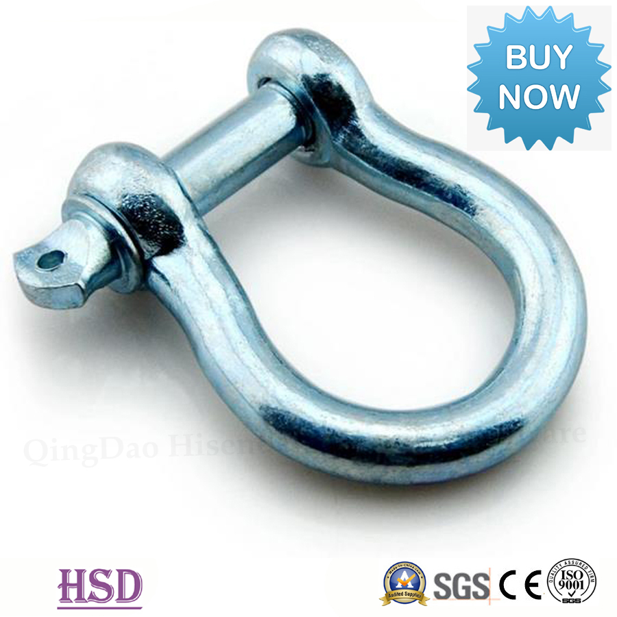 Galvanized Forged Chain Fittings Us Type Screw Pin G209 Shackle