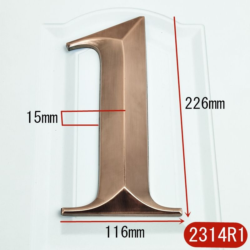 Customized Door Plates for Home Gates Hotel Room Personalized Digits House Number Letter Door Number Sign