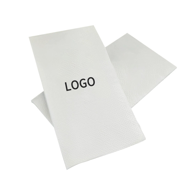 Custom Printed Luxury Napkins Thick Airlaid Paper for Restaurant Dining Black Color Napkins